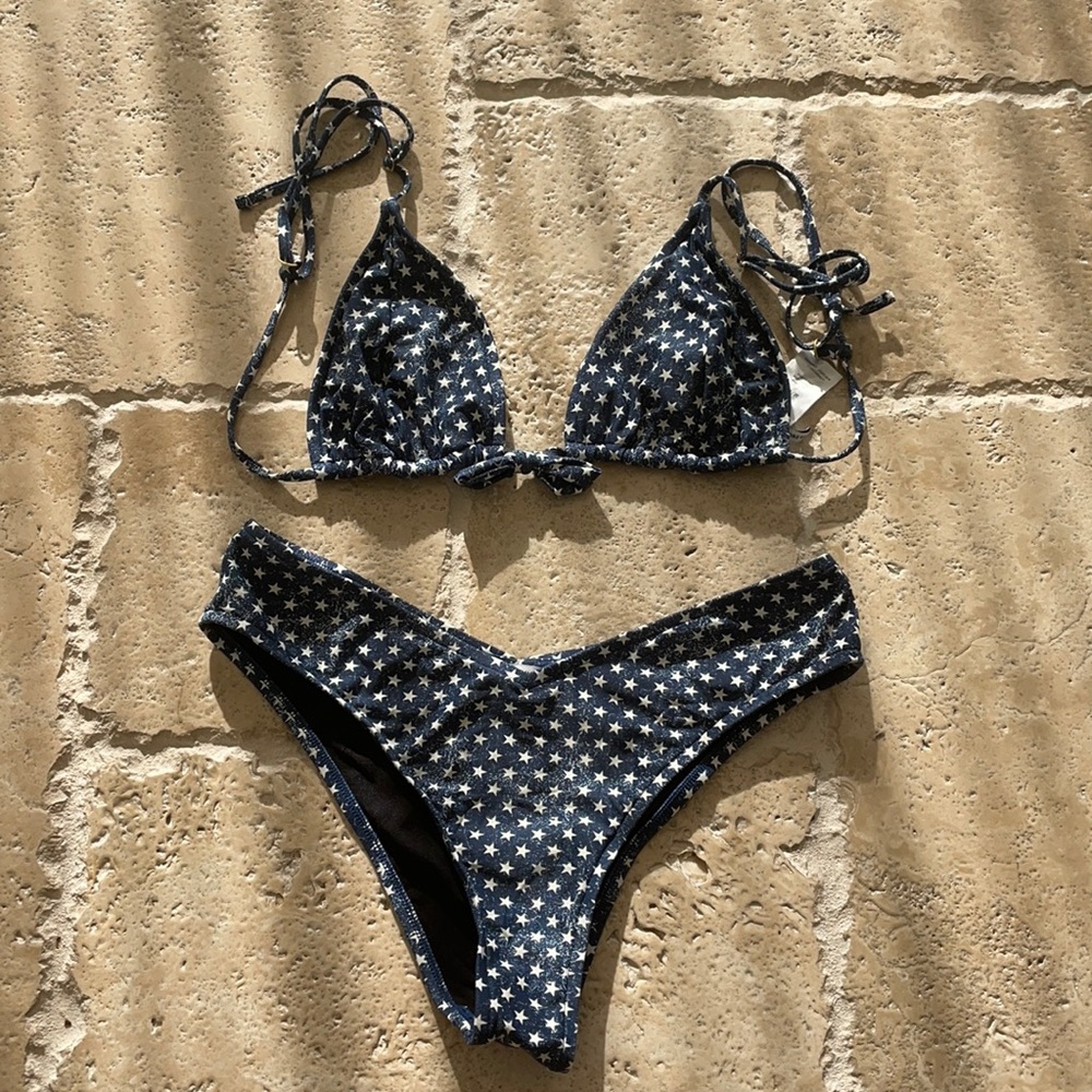 Weworewhat bikini star print